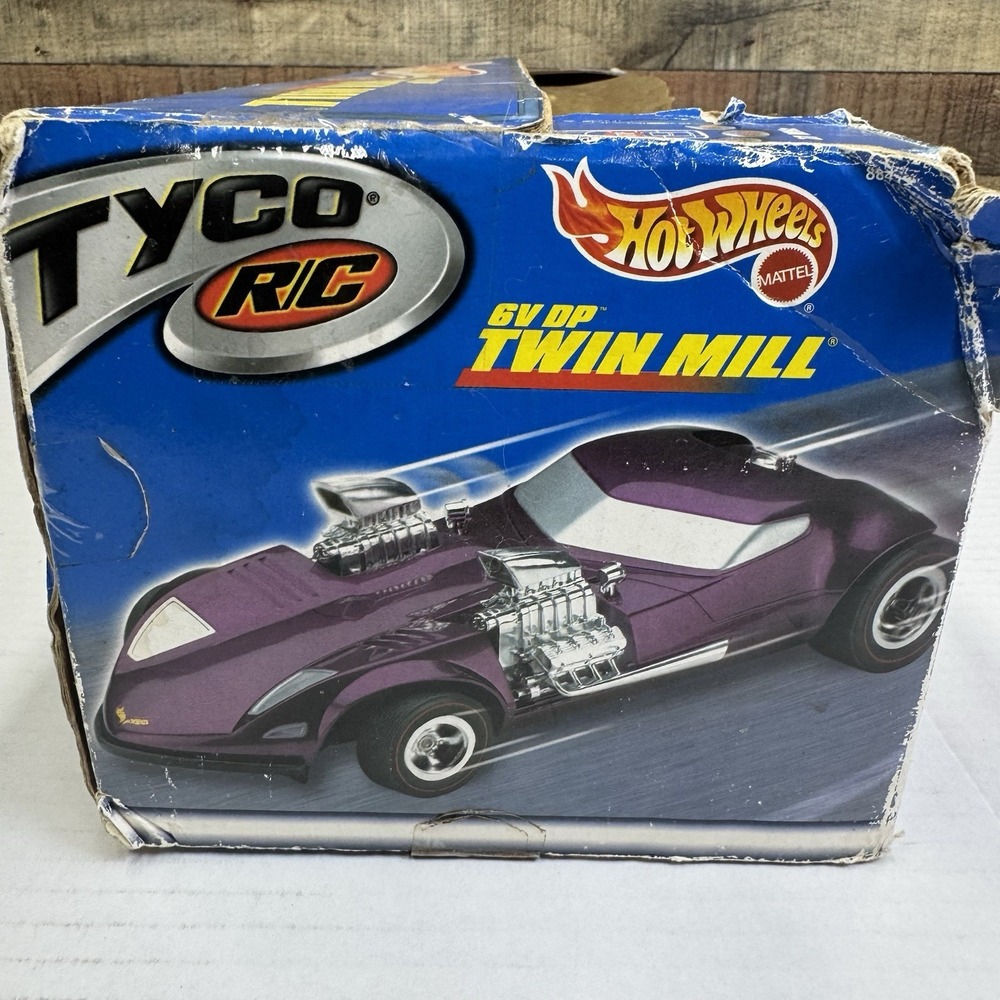Vintage 2000 Sealed New Hot Wheels TYCO R/C 6v DP Twin Mill Series 1 RC Car - Picture 10 of 10